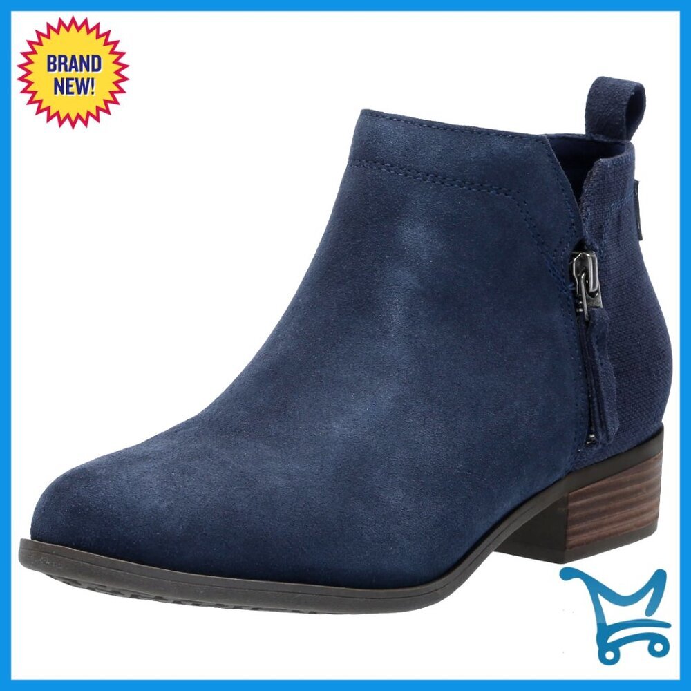 Suede Canvas Ankle Boots Low Heel Dual Zippers Comfort Insole Fall Shoes